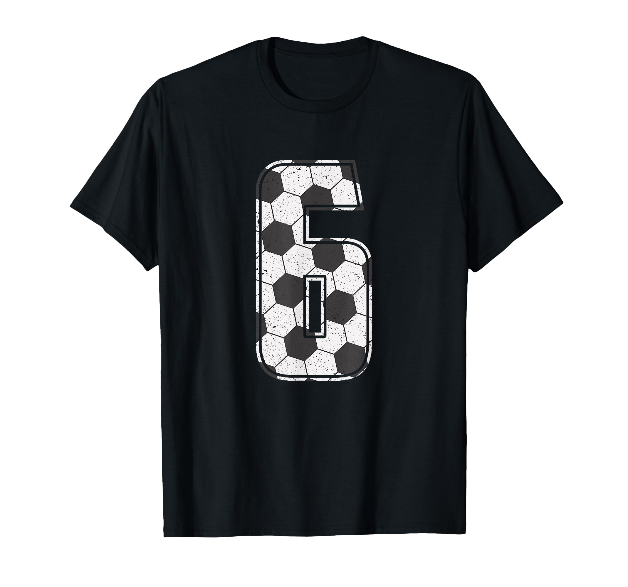 Soccer Player Number 6 Six Soccer T-Shirt - Streetwear Style Men Women - T-Shirt, Sweatshirt, Hoodie