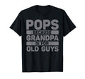 Pops Grandpa From Grandkids Fathers T-Shirt - Fun Novelty Design Men Women - T-Shirt, Sweatshirt, Hoodie