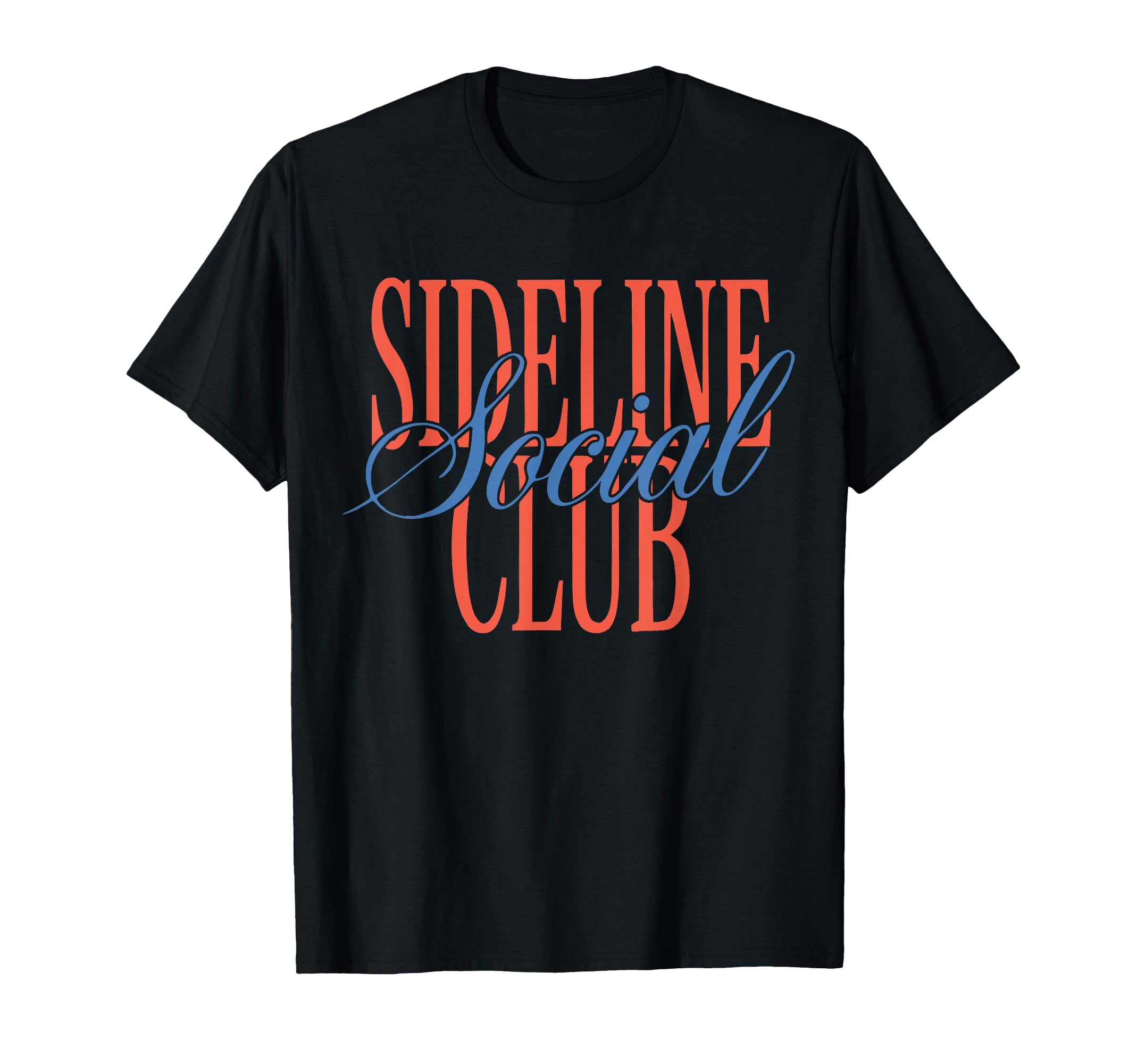 Sideline Social Club Baseball Soccer T-Shirt - Aesthetic Graphic Unisex - T-Shirt, Sweatshirt, Hoodie
