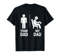 Dad Vs Gamer Dad Headphones T-Shirt - Casual Everyday Wear for Adults - T-Shirt, Sweatshirt, Hoodie