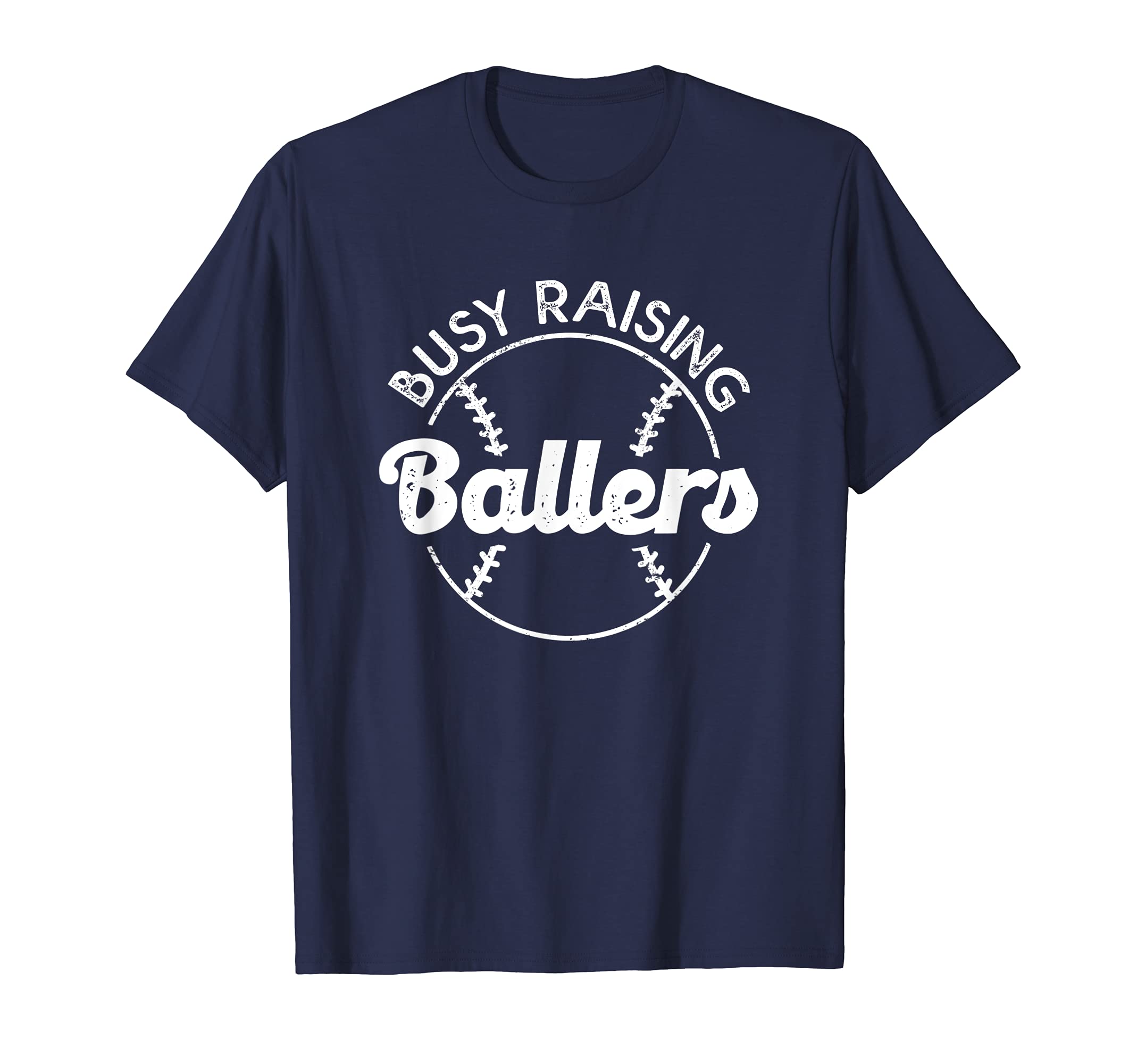 Baseball Dad Busy Raising Ballers Mom T-Shirt - Novelty Apparel Men Women - T-Shirt, Sweatshirt, Hoodie
