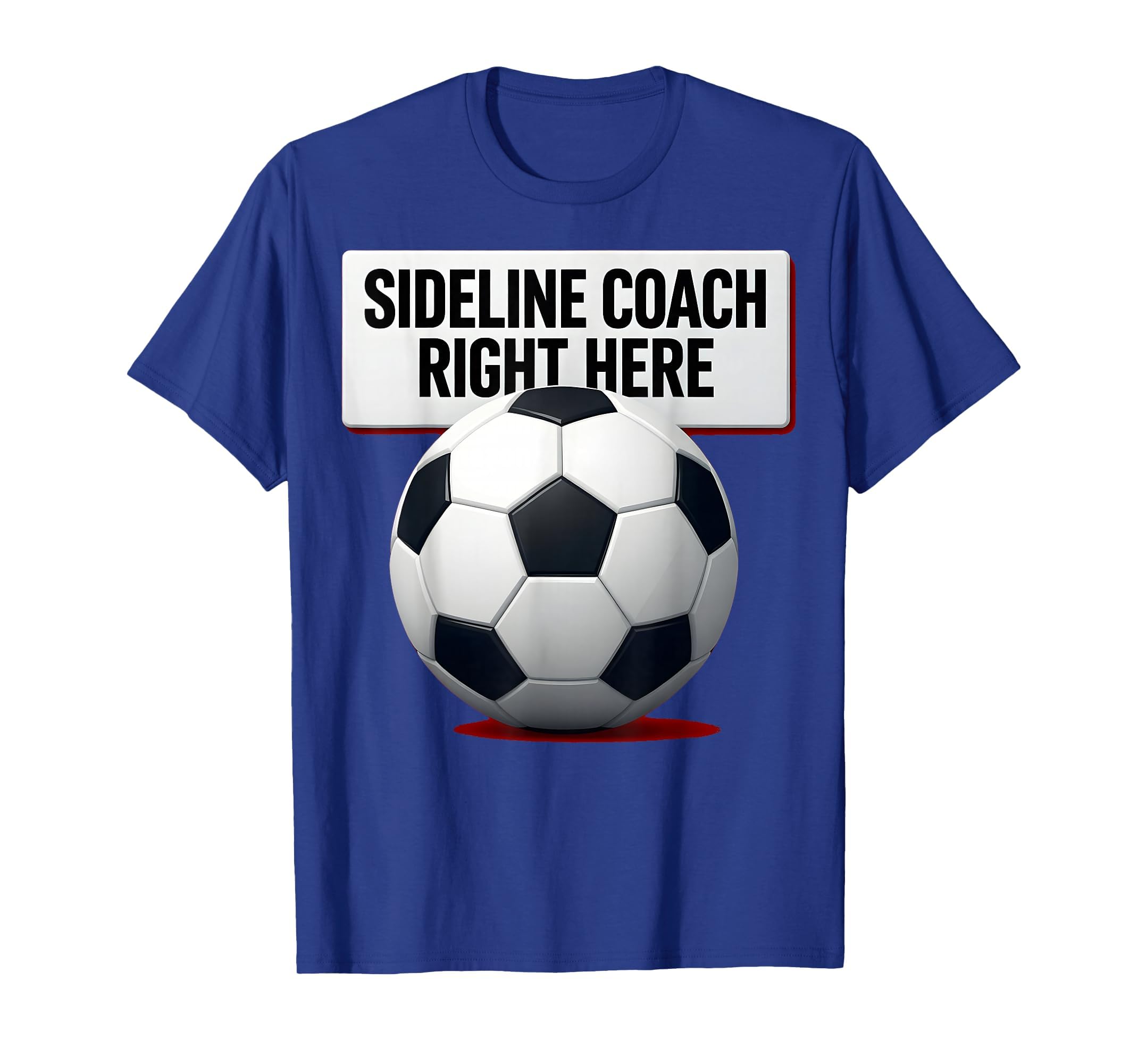 Sideline Coach Soccer Mom T-Shirt - Graphic Print Men Women - T-Shirt, Sweatshirt, Hoodie