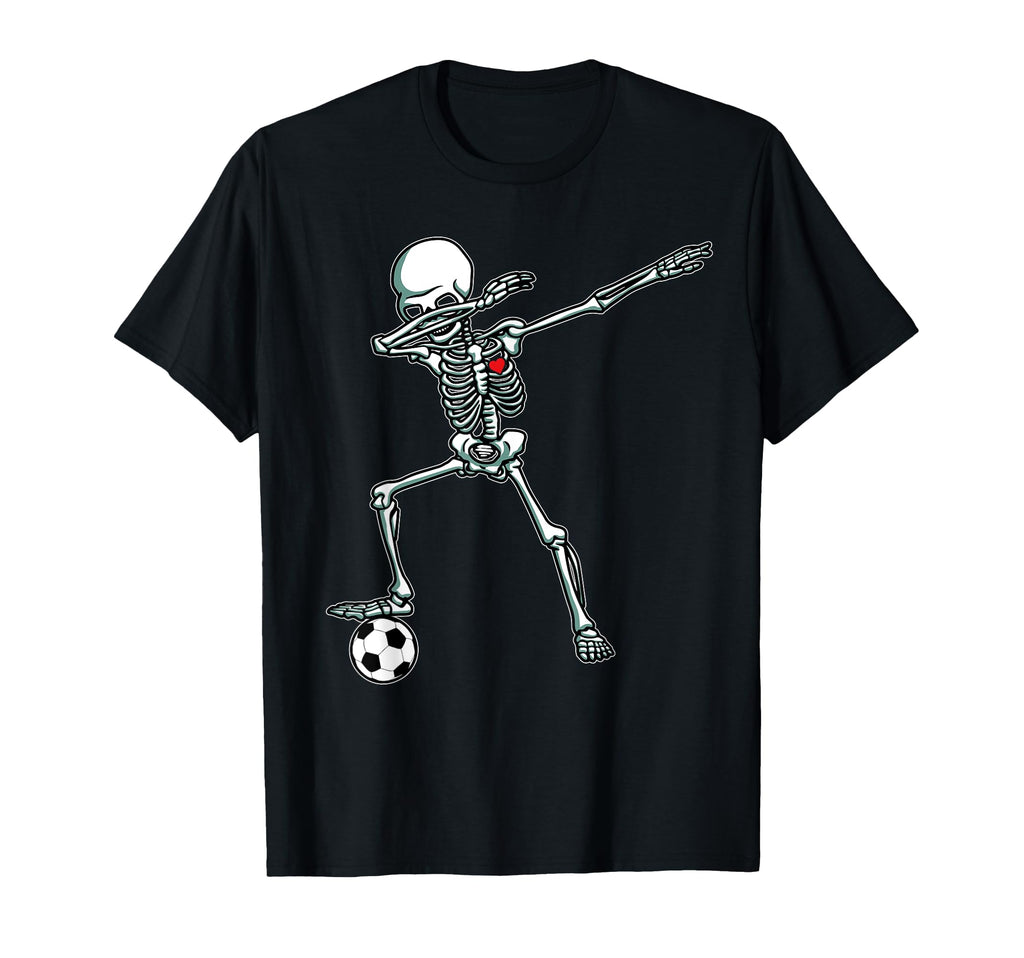 Dabbing Skeleton Soccer Ball Dab Hip T-Shirt - Trendy Graphic for Adults - T-Shirt, Sweatshirt, Hoodie