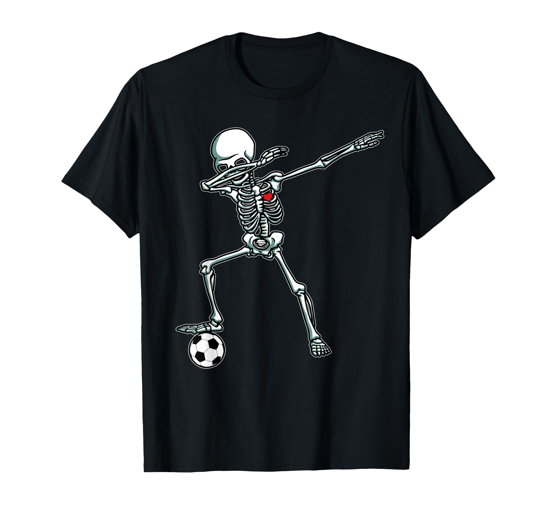 Dabbing Skeleton Soccer Ball Dab Hip T-Shirt - Trendy Graphic for Adults - T-Shirt, Sweatshirt, Hoodie