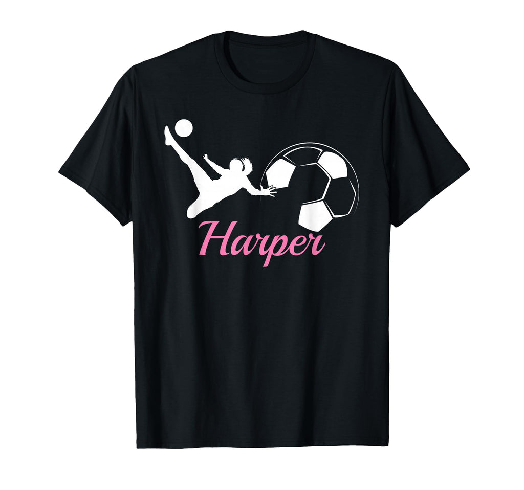 Harper Name Gift Personalized Soccer T-Shirt - Casual Everyday Wear Unisex - T-Shirt, Sweatshirt, Hoodie