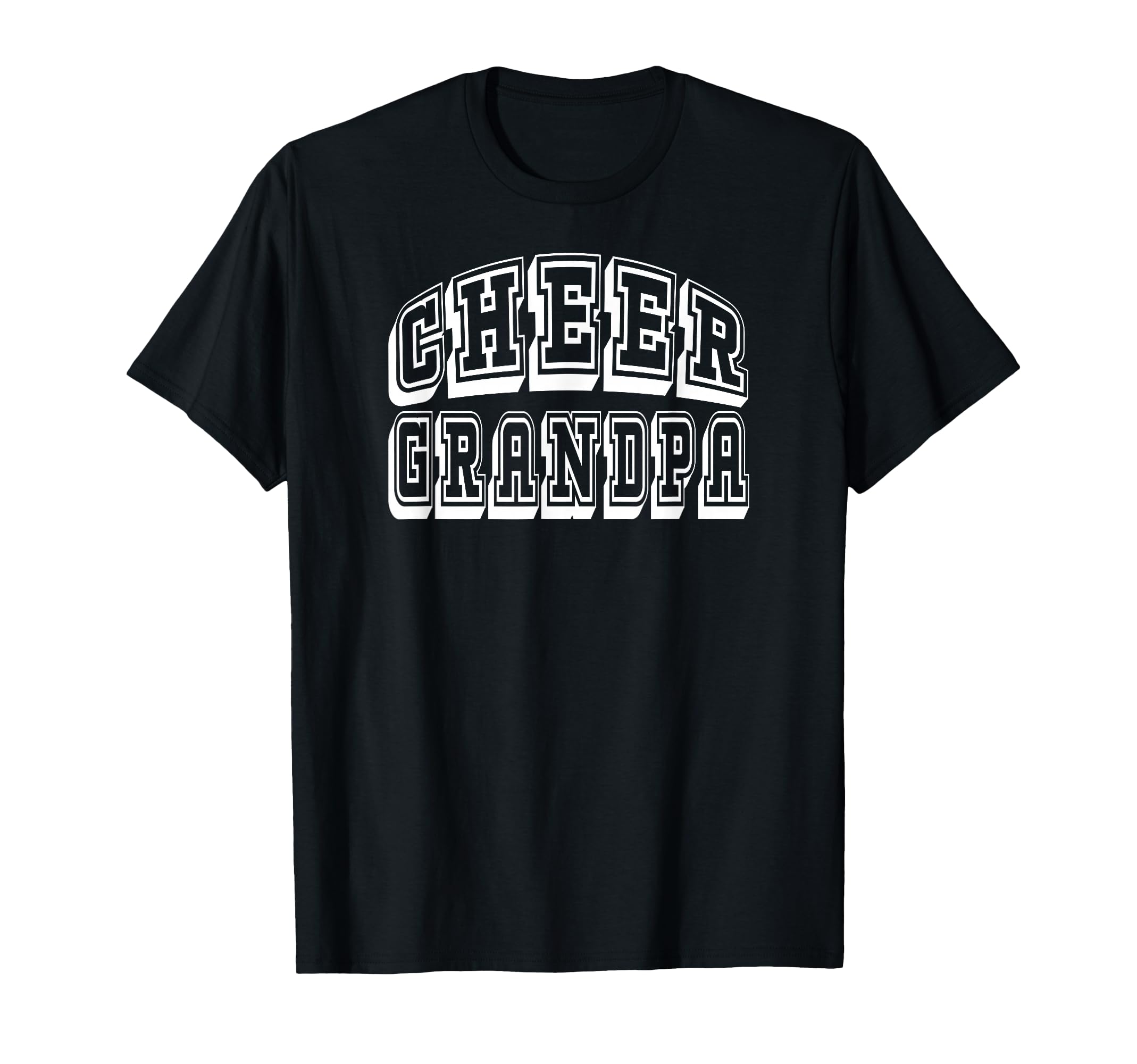 Cheer Grandpa Proud Cheerleader T-Shirt - Custom Art Print for Adults - T-Shirt, Sweatshirt, Hoodie