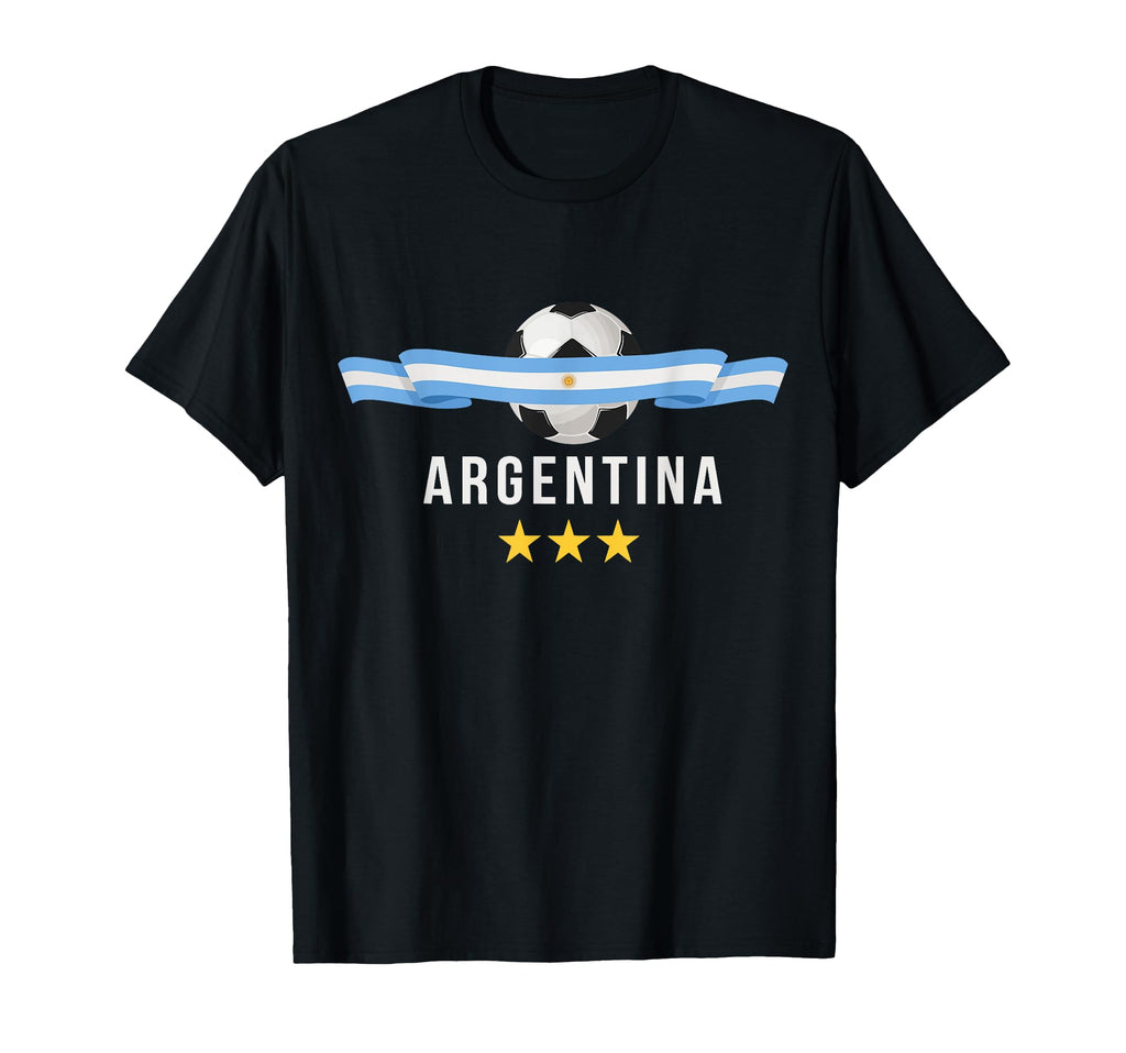 Argentina 3 Stars Argentinian Flag T-Shirt - Custom Art Print for Adults - T-Shirt, Sweatshirt, Hoodie