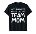 Team Mom Softball Baseball Soccer T-Shirt - Minimalist Print for Adults - T-Shirt, Sweatshirt, Hoodie
