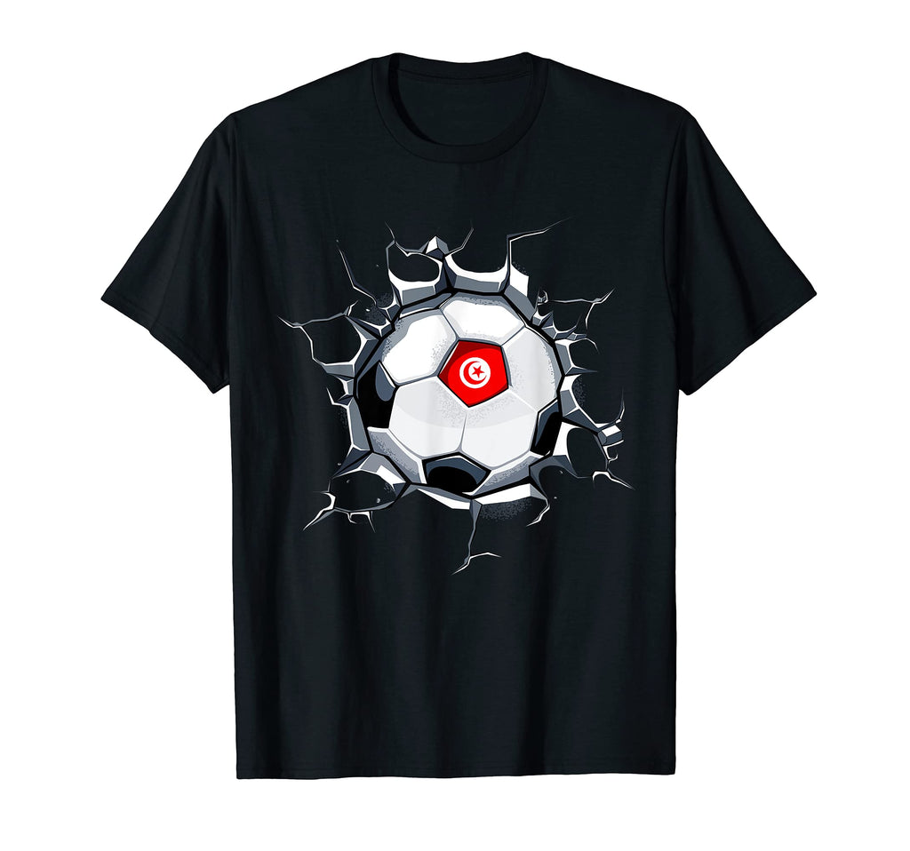 Tunisia Soccer Fans Jersey Tunisian T-Shirt - Novelty Apparel for Adults - T-Shirt, Sweatshirt, Hoodie