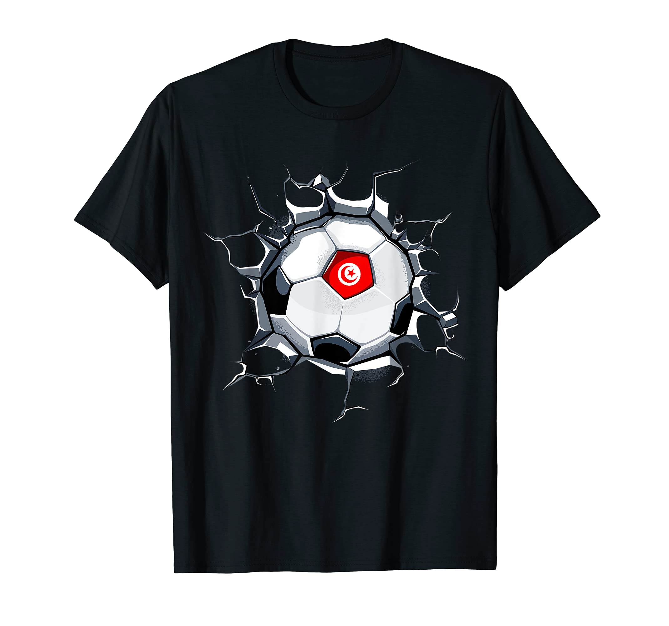Tunisia Soccer Fans Jersey Tunisian T-Shirt - Novelty Apparel for Adults - T-Shirt, Sweatshirt, Hoodie