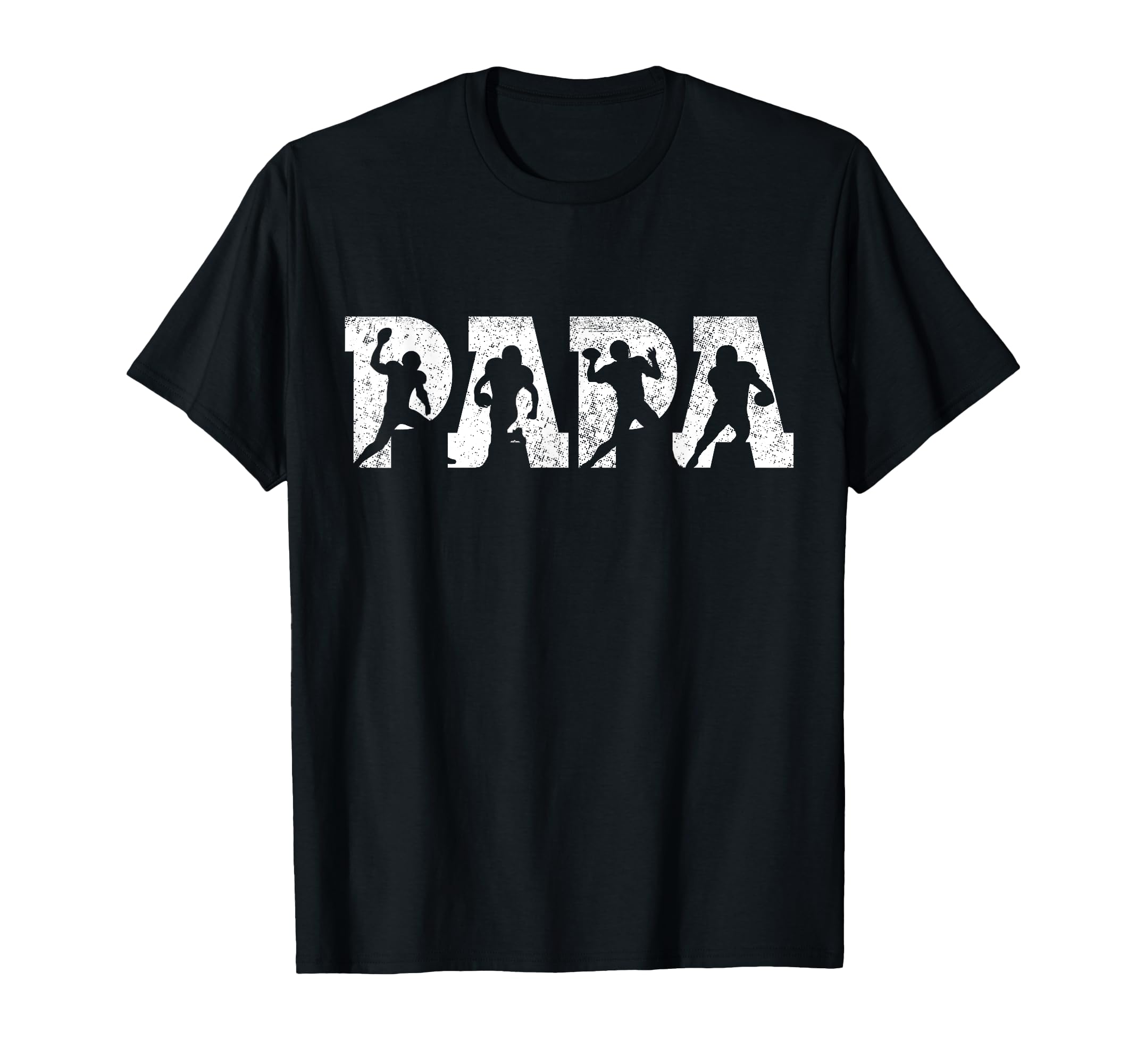 Football Papa Football Fathers Day T-Shirt - Custom Art Print Men Women - T-Shirt, Sweatshirt, Hoodie