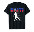 Haiti Soccer Lovers Jersey Support T-Shirt - Fun Novelty Design for Adults - T-Shirt, Sweatshirt, Hoodie