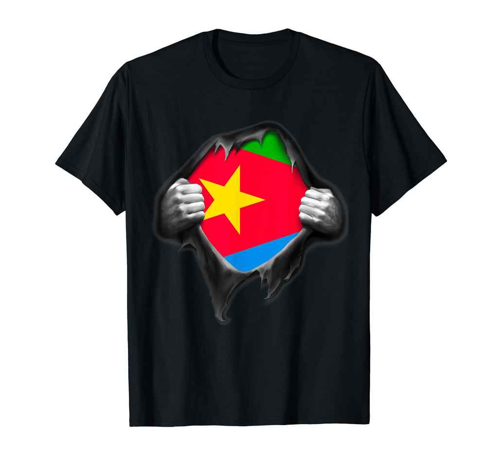 Eritrea National Flag Proud Eritrean T-Shirt - Streetwear Style for Adults - T-Shirt, Sweatshirt, Hoodie
