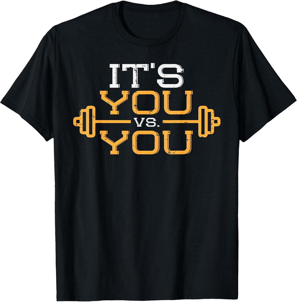 Its Vs You Workout Gym Motivation Fitness Men Women - Adult & Kids T-Shirts, Sweatshirts & Hoodies apparel design preview 1