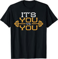 Its Vs You Workout Gym Motivation Fitness Men Women - Adult & Kids T-Shirts, Sweatshirts & Hoodies apparel design preview 1