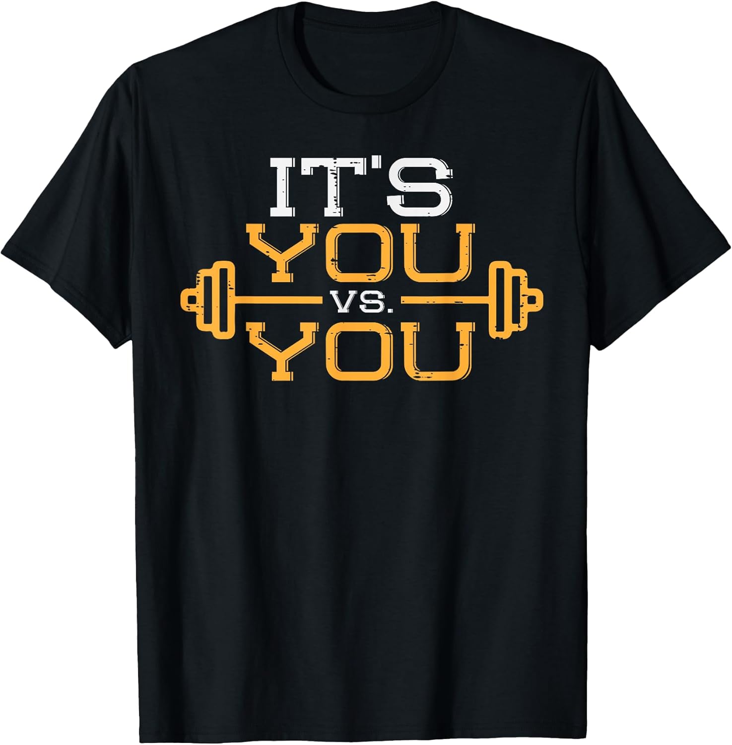 Its Vs You Workout Gym Motivation Fitness Men Women - Adult & Kids T-Shirts, Sweatshirts & Hoodies apparel design preview 1