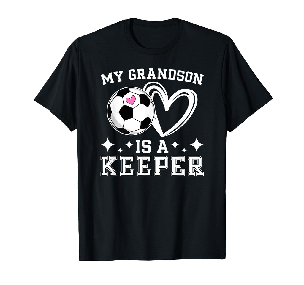 Proud Soccer Keeper Grandma Soccer Goalie T-Shirt - Novelty Apparel Unisex - T-Shirt, Sweatshirt, Hoodie