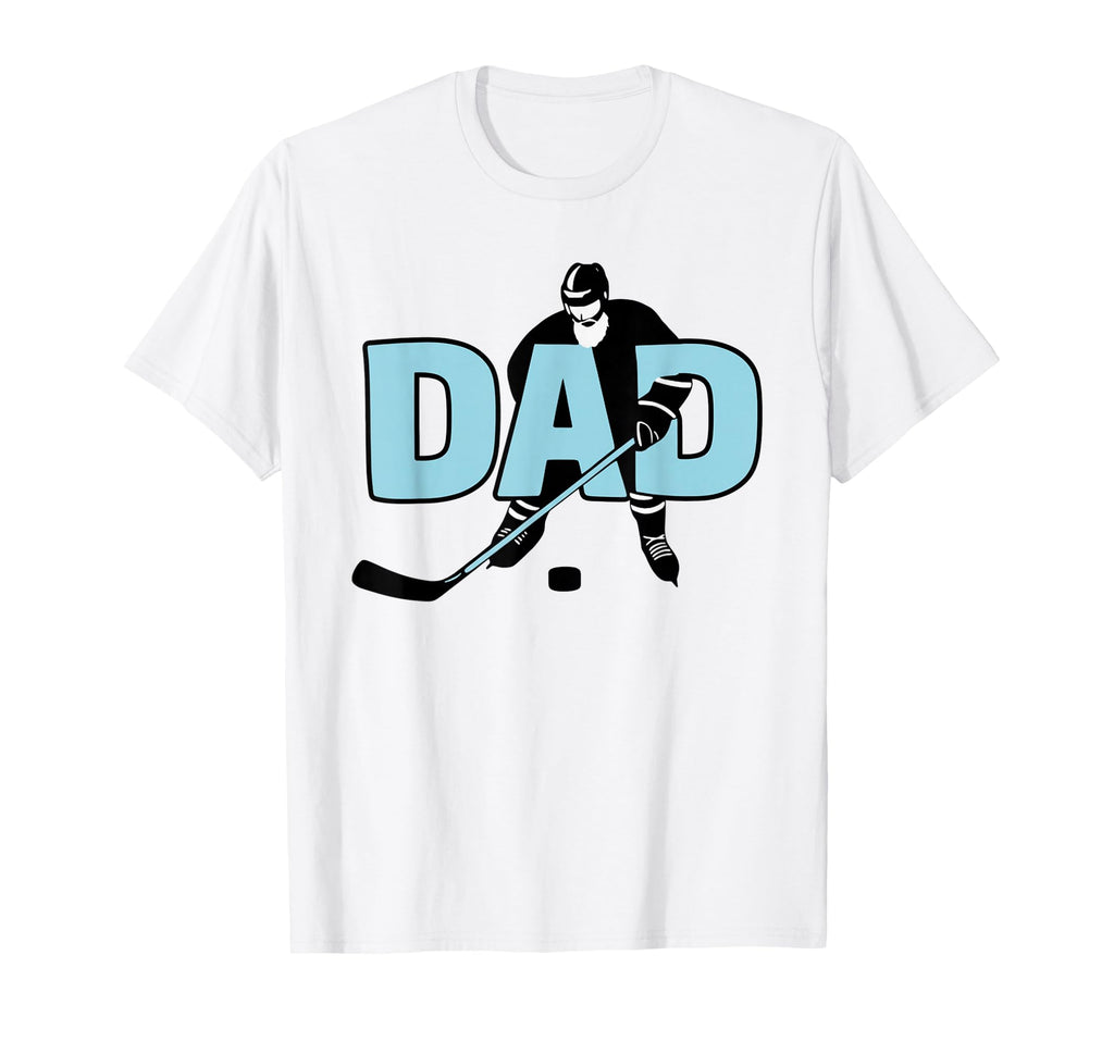 Ice Hockey Playing Dad T-Shirt - Custom Art Print for Adults - T-Shirt, Sweatshirt, Hoodie