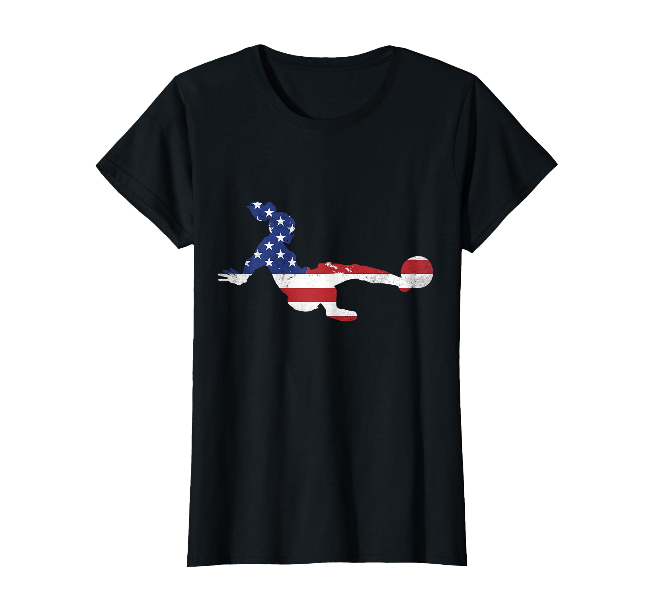 Soccer Player Us Flag Teen Football T-Shirt - Unique Graphic for Adults - T-Shirt, Sweatshirt, Hoodie