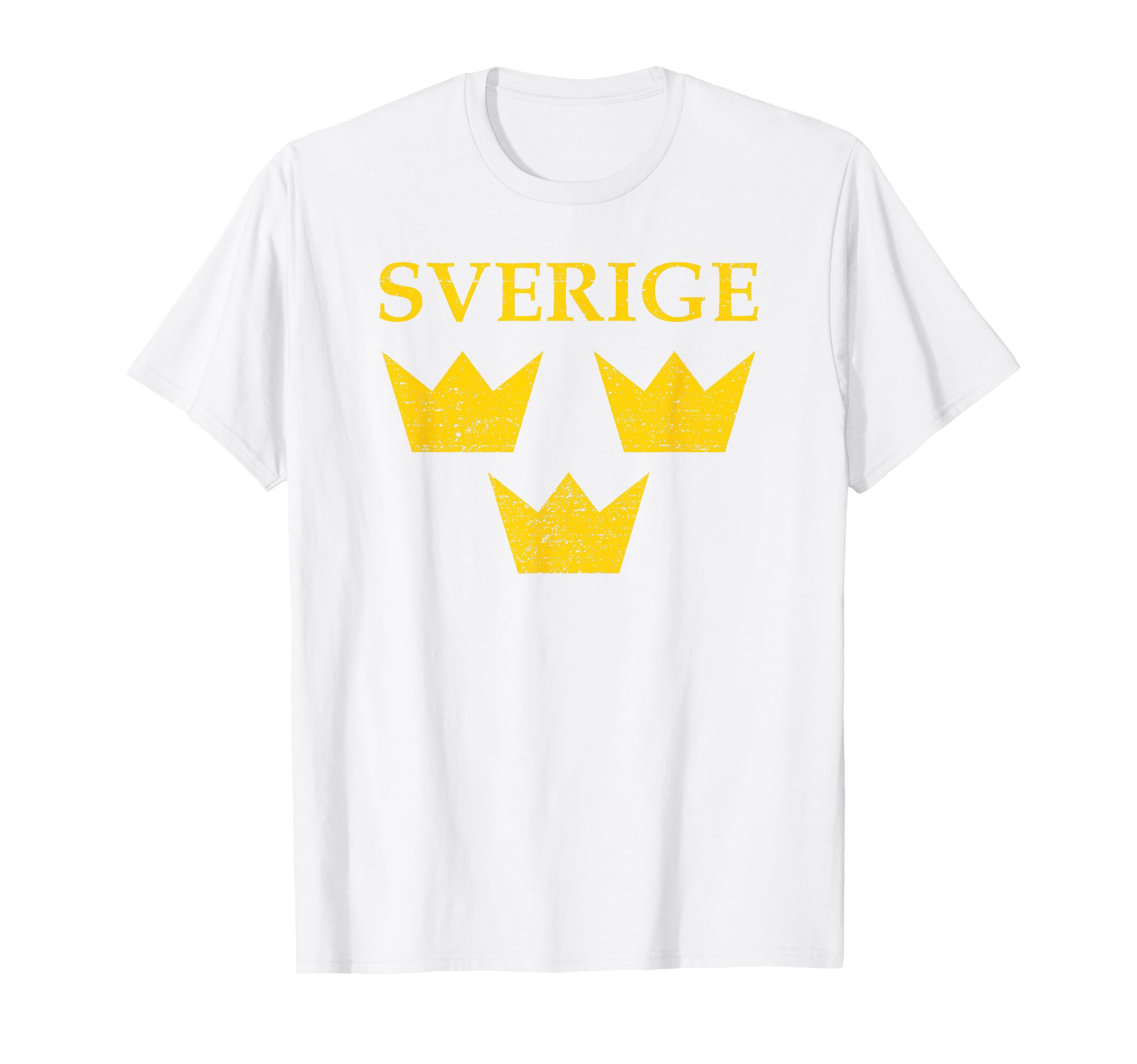 Sverige Sweden Three Crowns Tre Kronor T-Shirt - Custom Art Print Unisex - T-Shirt, Sweatshirt, Hoodie