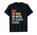 Dad Myth Gamer Legend Funny Fathers T-Shirt - Trendy Graphic for Adults - T-Shirt, Sweatshirt, Hoodie
