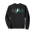 Soccer Player Heartbeat Soccer Sports Sweatshirt - Unique Graphic Men Women - T-Shirt, Sweatshirt, Hoodie