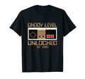 Daddy Level Unlocked 2022 Leveled Up T-Shirt - Novelty Apparel for Adults - T-Shirt, Sweatshirt, Hoodie