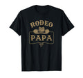Rodeo Papa Cowboy Cowgirl Birthday T-Shirt - Minimalist Print Unisex - T-Shirt, Sweatshirt, Hoodie