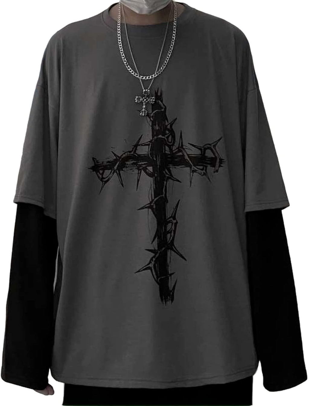 Men Women Gothic Top Graphic Emo Y2K Grunge - Adult & Kids T-Shirts, Sweatshirts & Hoodies apparel design preview 1