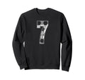 Soccer Number 7 Soccer Fan Ball Sweatshirt - Unique Graphic Men Women - T-Shirt, Sweatshirt, Hoodie