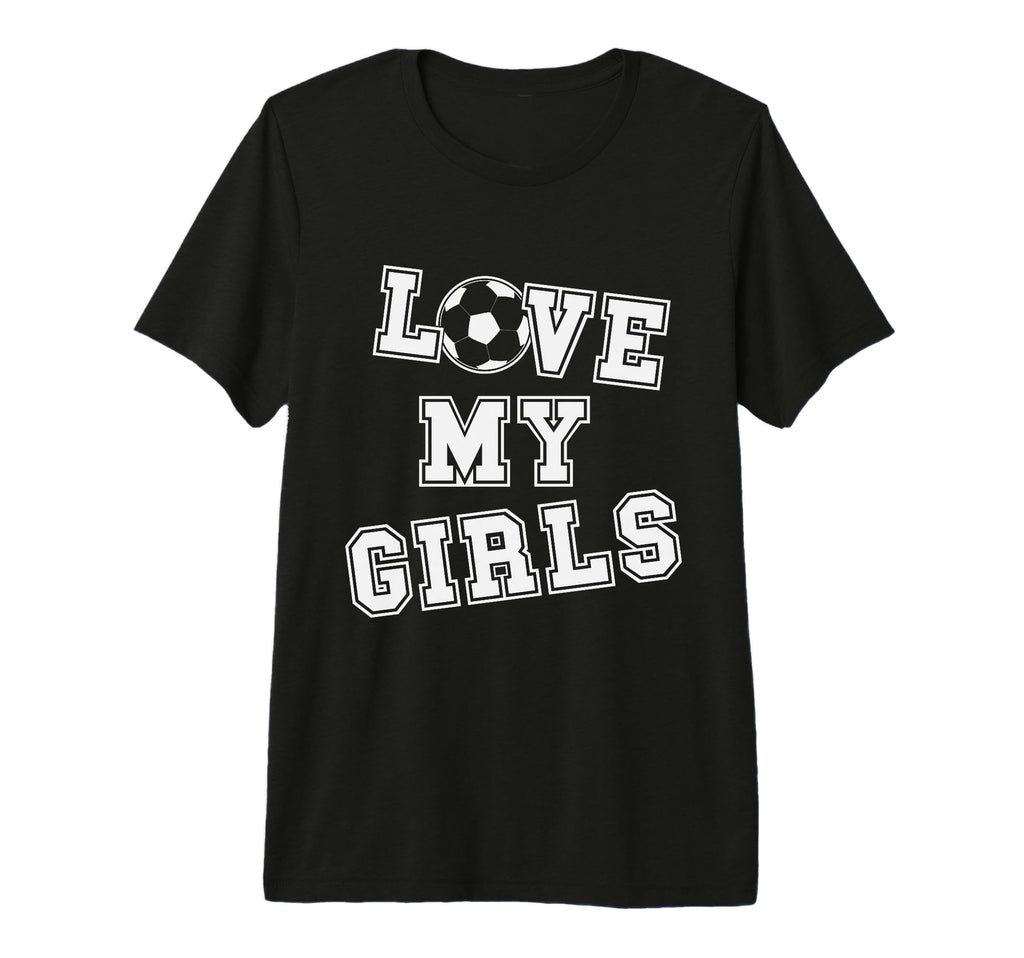 Love My Soccer Mom And Soccer Dad Tri T-Shirt - Aesthetic Graphic Unisex - T-Shirt, Sweatshirt, Hoodie