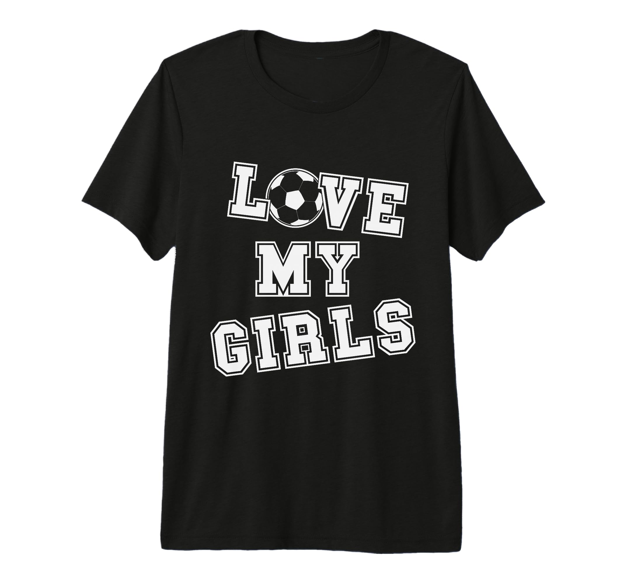 Love My Soccer Mom And Soccer Dad Tri T-Shirt - Aesthetic Graphic Unisex - T-Shirt, Sweatshirt, Hoodie