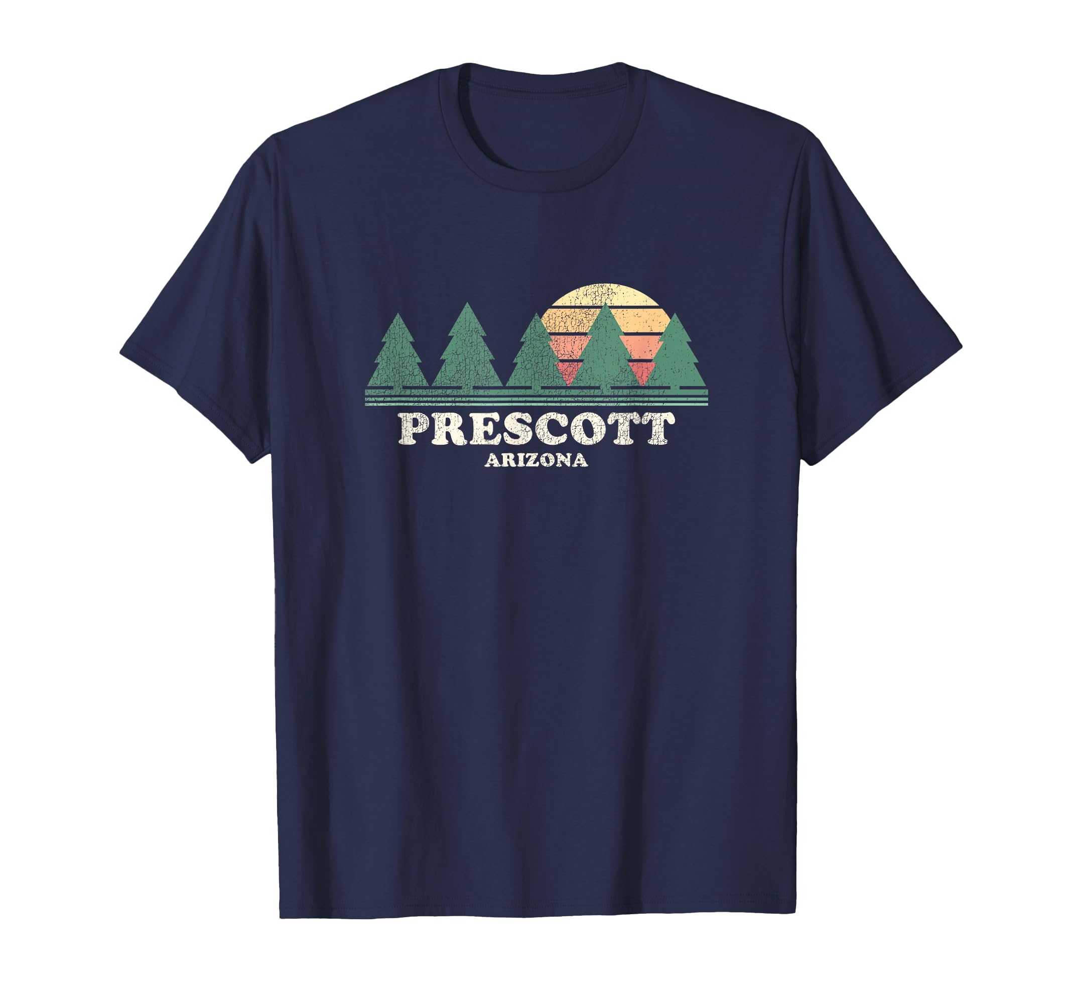 Prescott Az Throwback 70S T-Shirt - Unique Graphic Men Women - T-Shirt, Sweatshirt, Hoodie