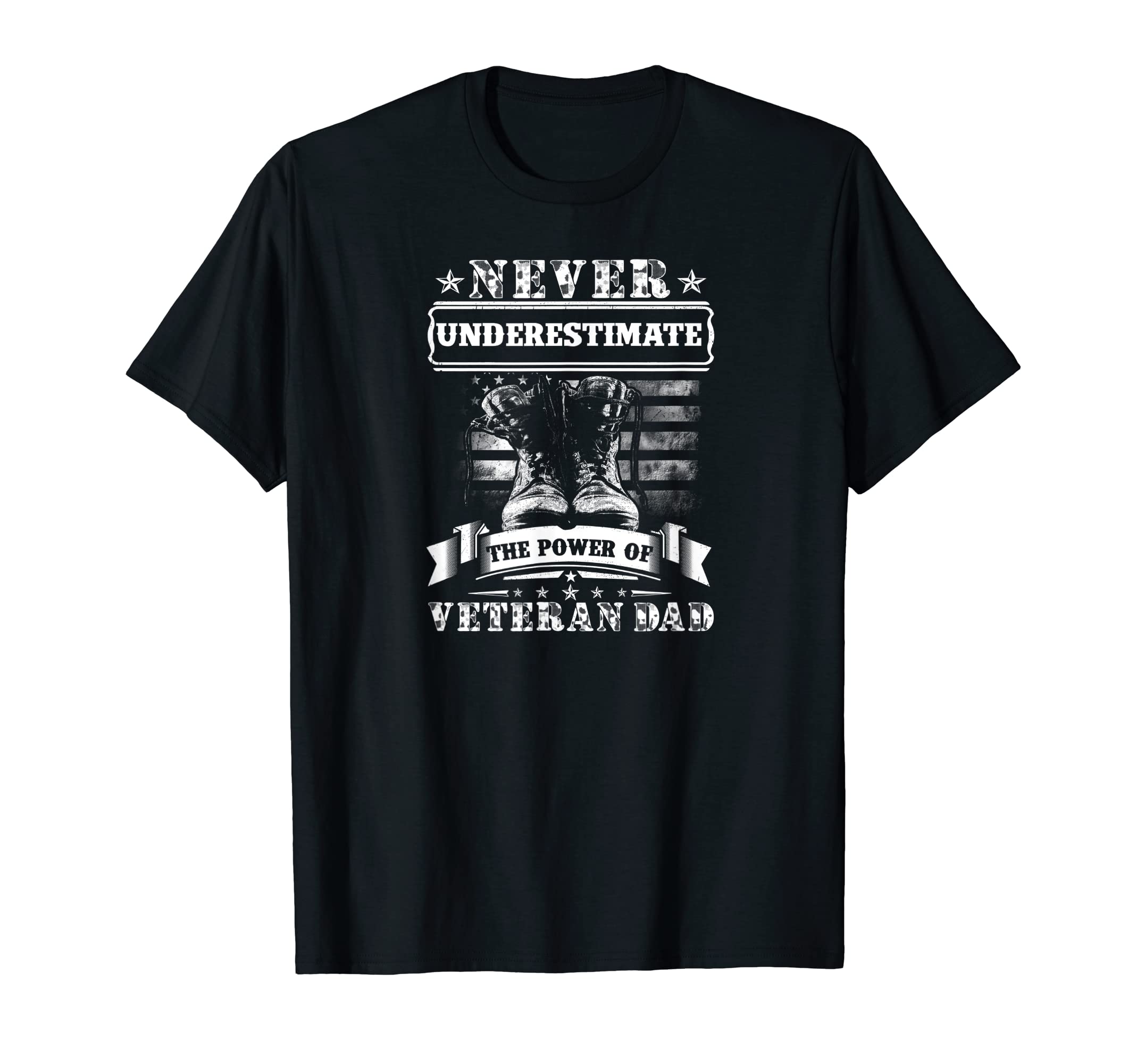 Never Underestimate Power Veteran T-Shirt - Streetwear Style for Adults - T-Shirt, Sweatshirt, Hoodie