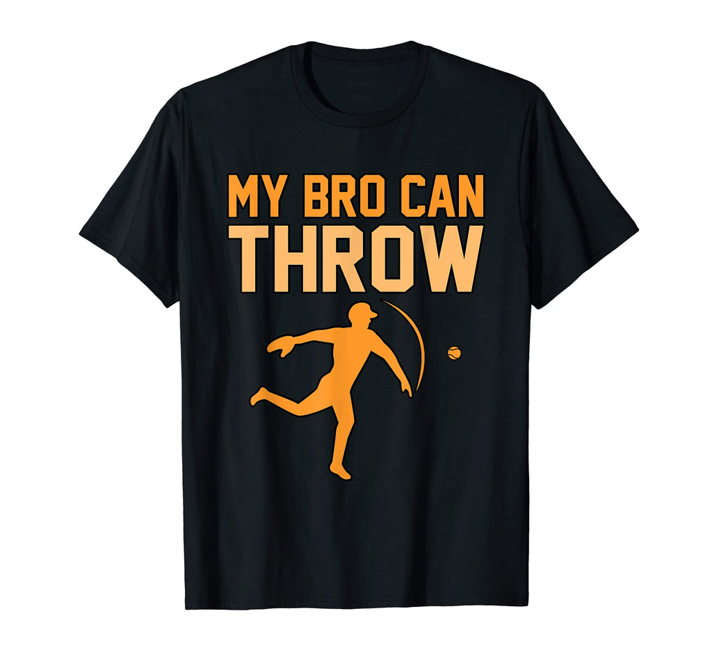 My Bro Can Throw Baseball Player T-Shirt - Minimalist Print Men Women - T-Shirt, Sweatshirt, Hoodie