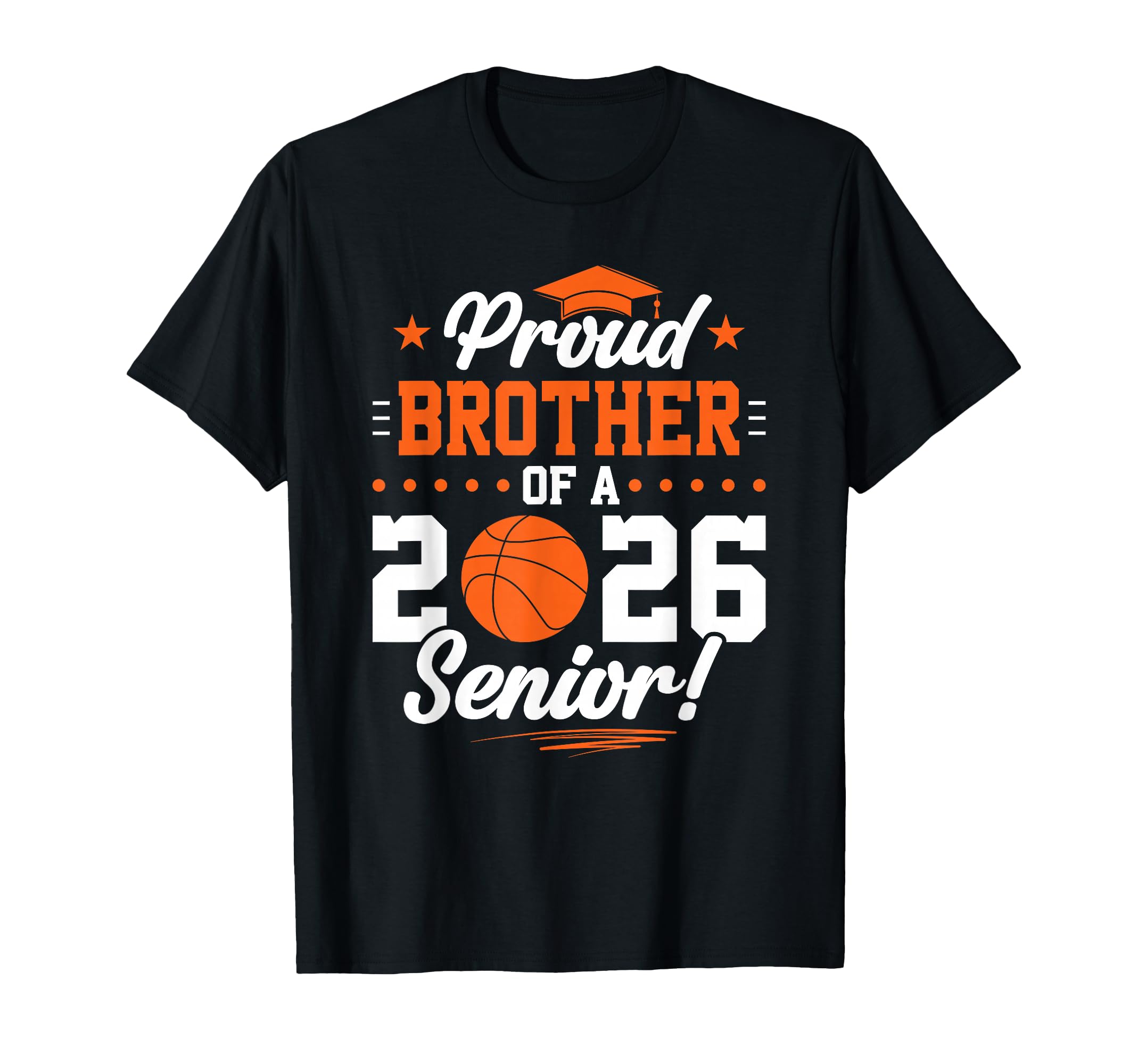 Proud Dad 2026 Senior Basketball T-Shirt - Custom Art Print for Adults - T-Shirt, Sweatshirt, Hoodie
