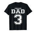 Number 3 Custom Proud Basketball Dad T-Shirt - Unique Graphic Men Women - T-Shirt, Sweatshirt, Hoodie