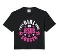 This Runs Jesus And Soccer Gifts Hoodie - Aesthetic Graphic for Adults - T-Shirt, Sweatshirt, Hoodie