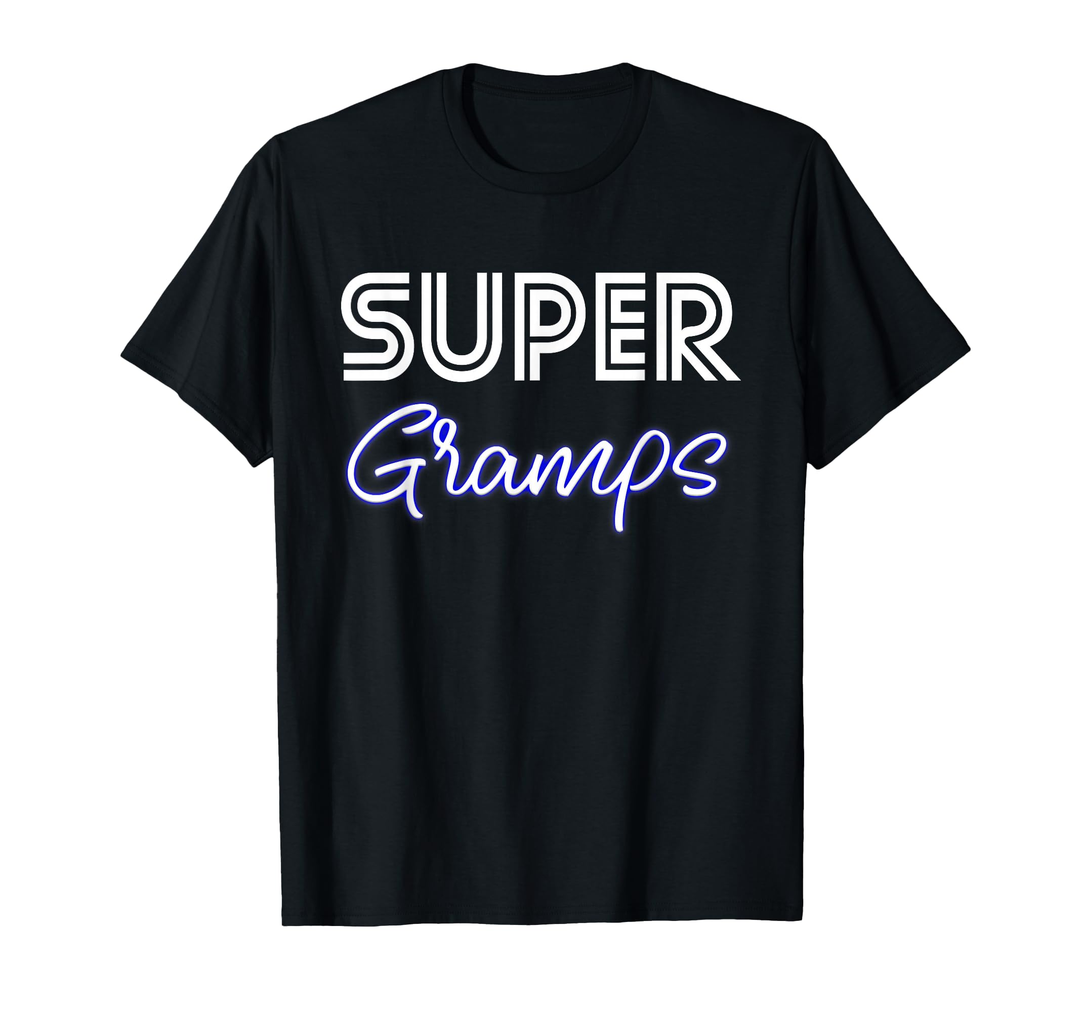 Super Gramps Grandfather Grandpa T-Shirt - Trendy Graphic for Adults - T-Shirt, Sweatshirt, Hoodie