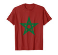 Morocco Moroccan Star Flag Football T-Shirt - Casual Everyday Wear Unisex - T-Shirt, Sweatshirt, Hoodie