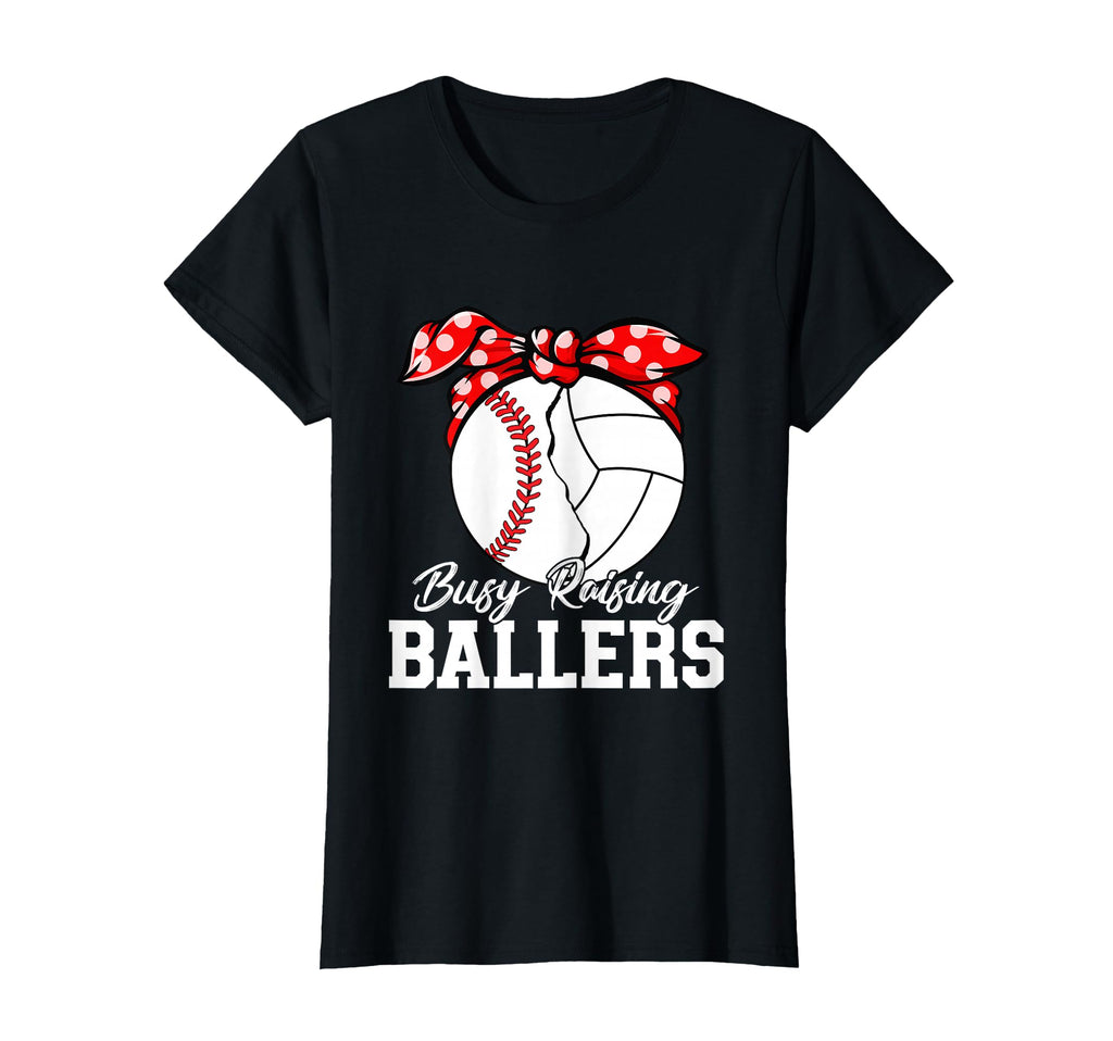 Busy Raising Ballers Baseball T-Shirt - Aesthetic Graphic Men Women - T-Shirt, Sweatshirt, Hoodie