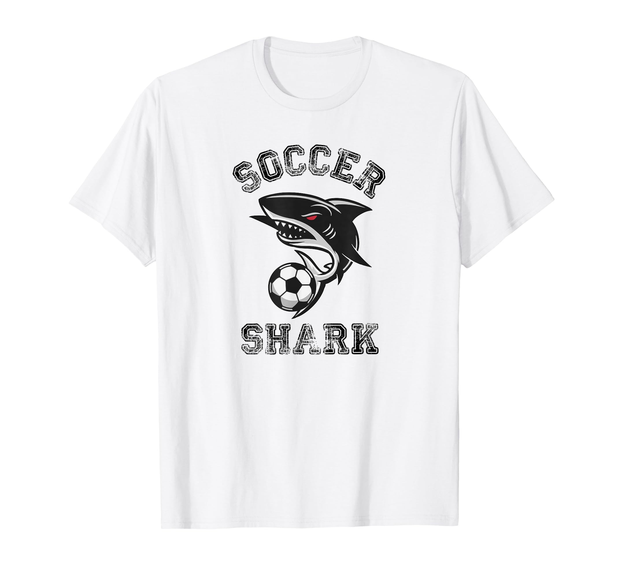 Soccer Shark T-Shirt - Custom Art Print Unisex - T-Shirt, Sweatshirt, Hoodie