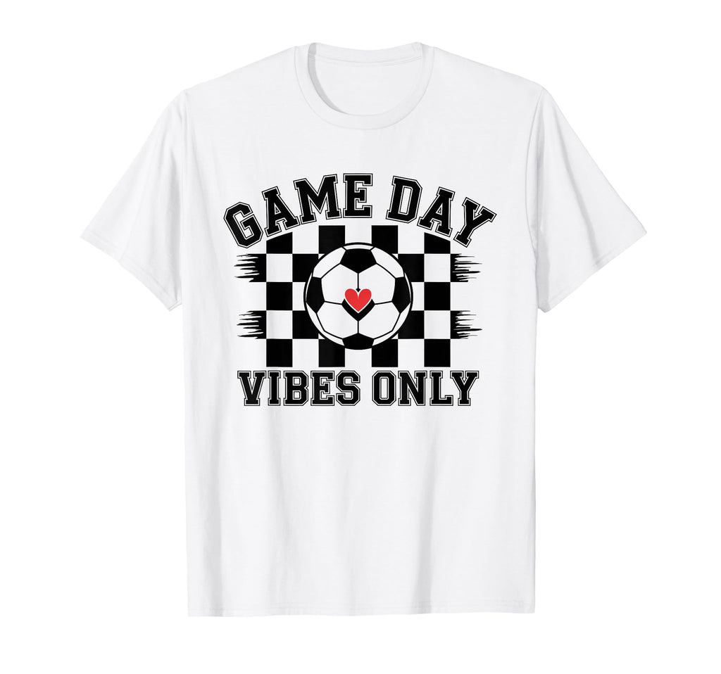 Groovy Soccer Soccer Game Day Vibes T-Shirt - Custom Art Print Men Women - T-Shirt, Sweatshirt, Hoodie