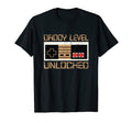 Leveled Up To Dad Daddy Level T-Shirt - Streetwear Style for Adults - T-Shirt, Sweatshirt, Hoodie