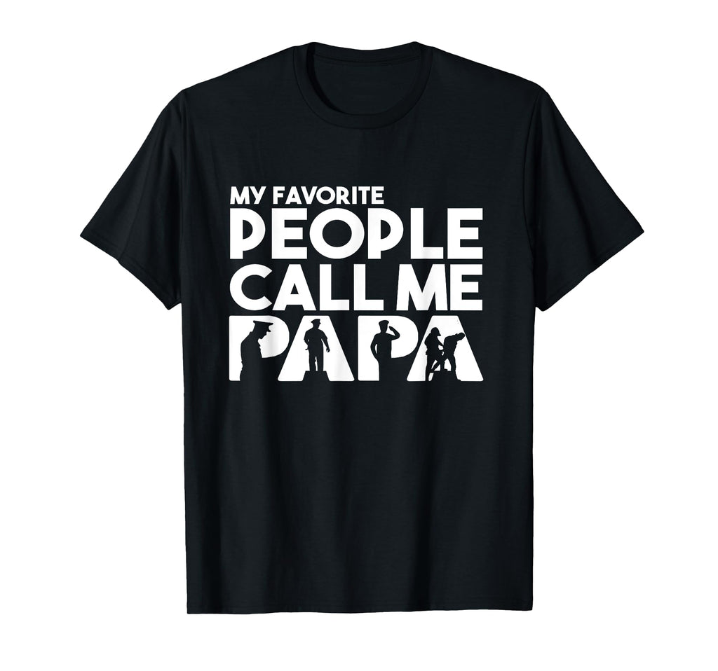 Papa Police Dad Funny Fathers Day T-Shirt - Streetwear Style for Adults - T-Shirt, Sweatshirt, Hoodie