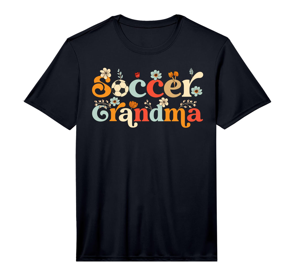 Mens Soccer Grandma Wildflower Mothers T-Shirt - Minimalist Print Unisex - T-Shirt, Sweatshirt, Hoodie