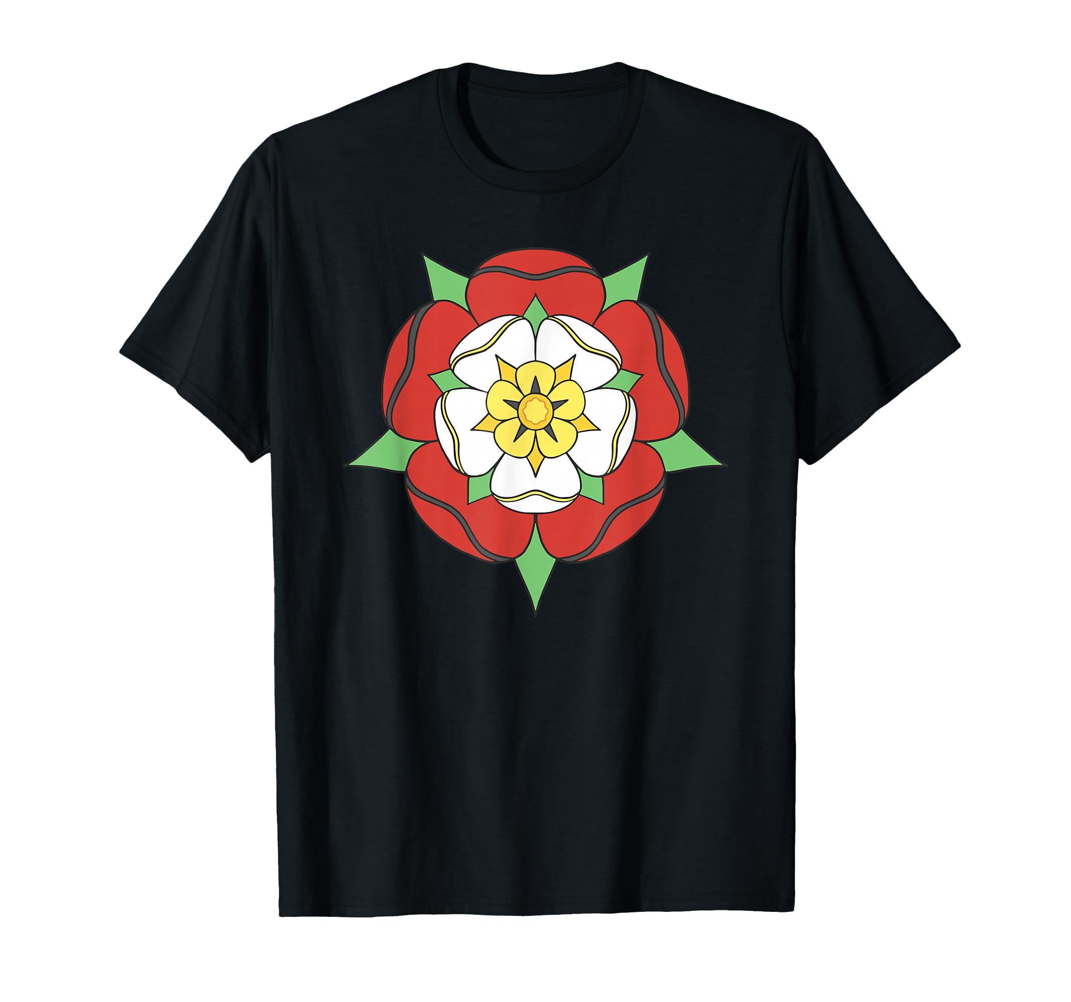 Tudor Rose England T-Shirt - Minimalist Print Unisex - T-Shirt, Sweatshirt, Hoodie