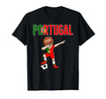 Dabbing Soccer Portugal Soccer Fans T-Shirt - Minimalist Print for Adults - T-Shirt, Sweatshirt, Hoodie