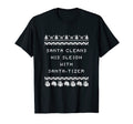 Santa Cleans His Sleigh Santa Tizer Dad T-Shirt - Graphic Print for Adults - T-Shirt, Sweatshirt, Hoodie
