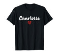 Charlotte I Love Charlotte Throwback T-Shirt - Trendy Graphic for Adults - T-Shirt, Sweatshirt, Hoodie